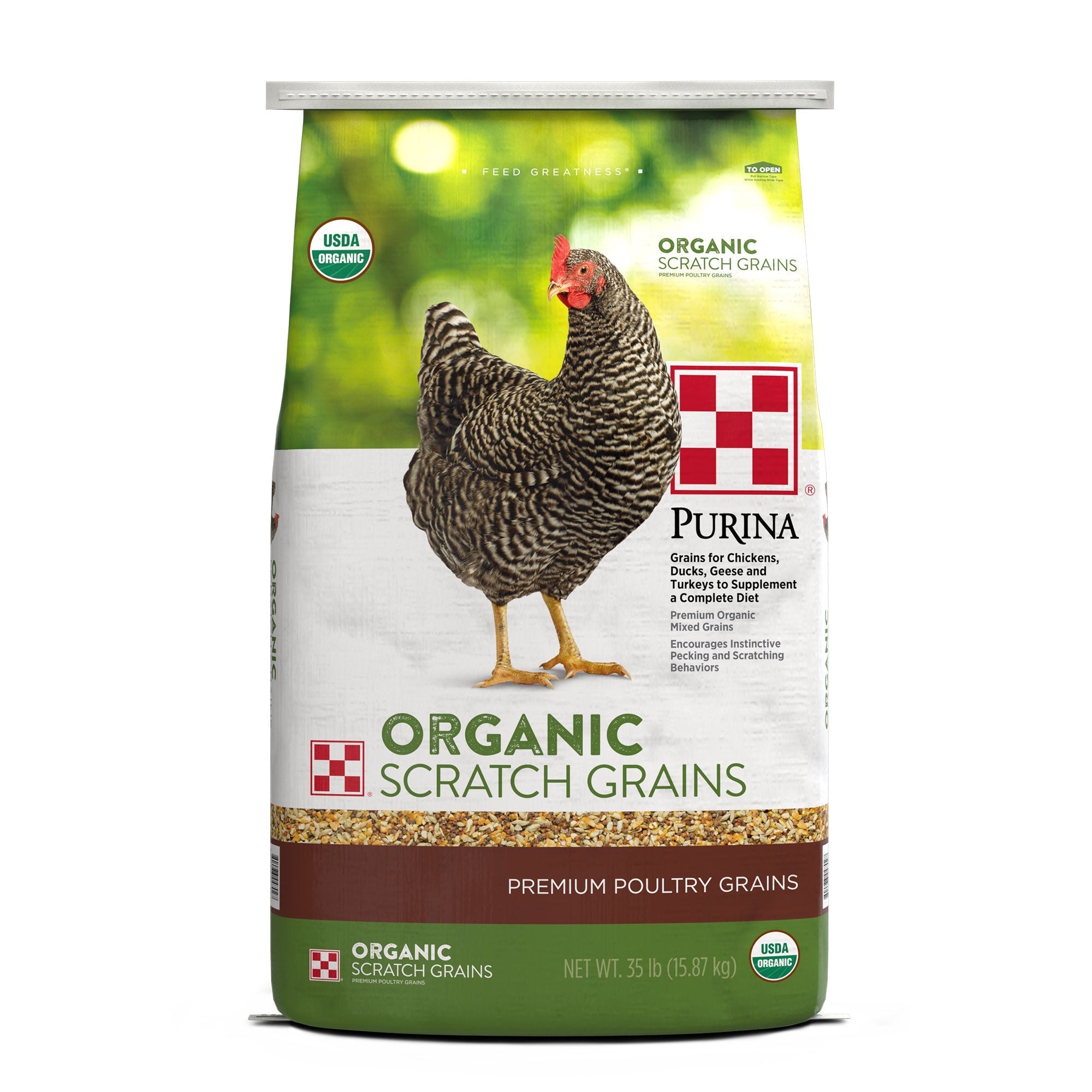 Purina® Organic Scratch Grains for Chickens