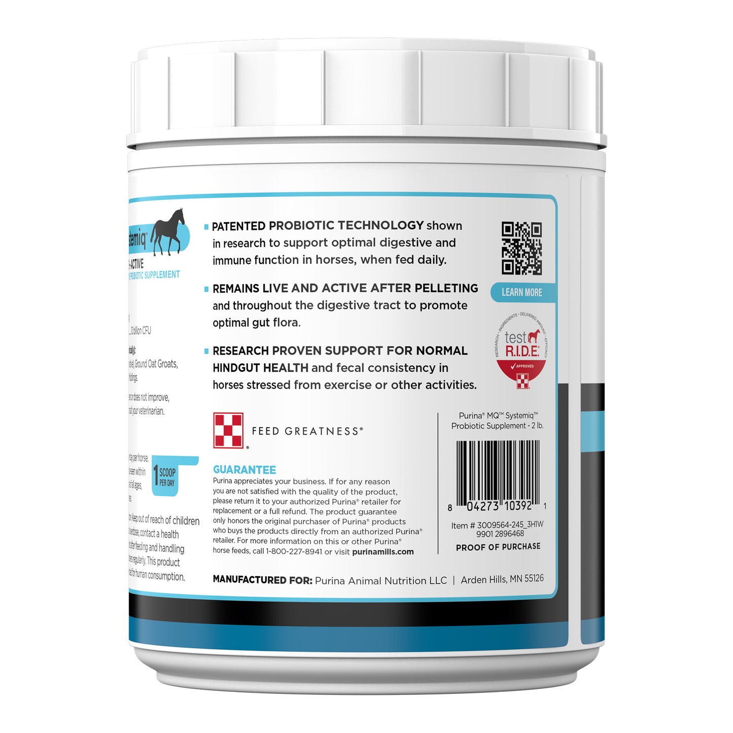 Purina® Systemiq® Probiotic Horse Supplement