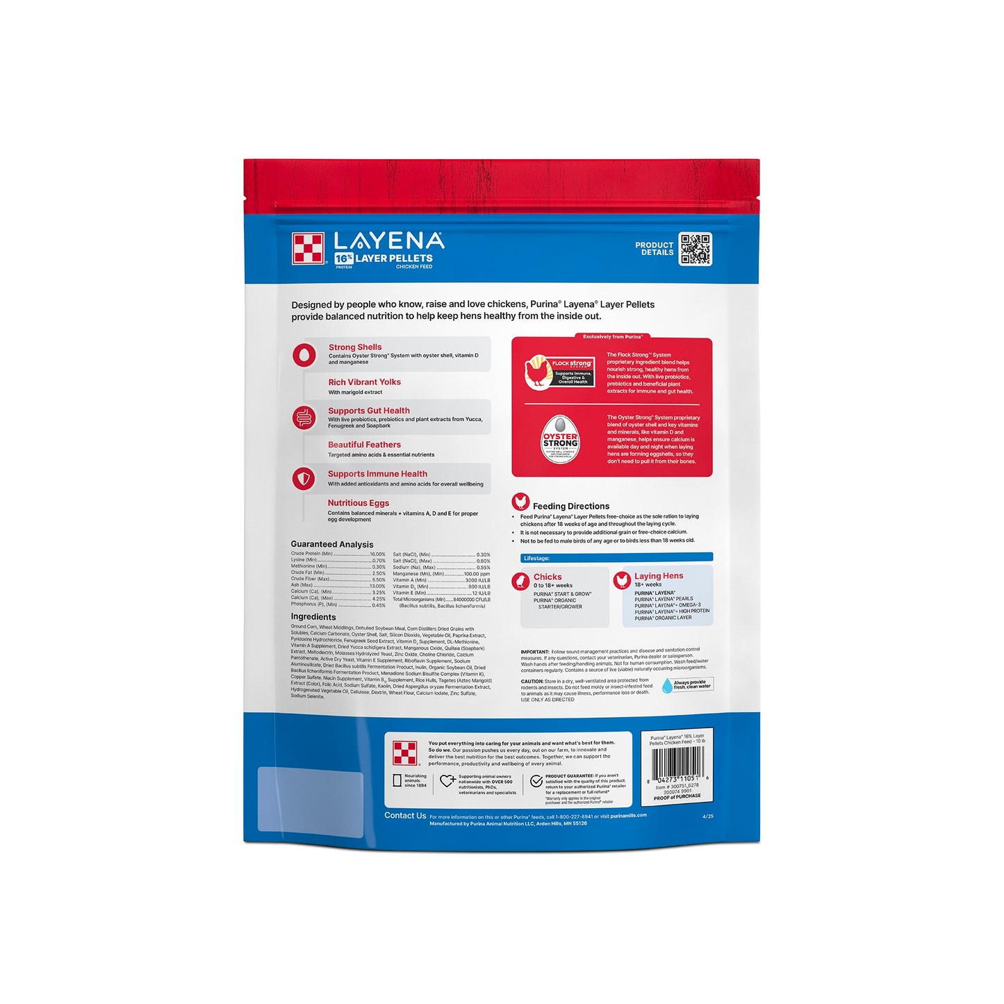 Purina® Layena® Pellets Chicken Feed