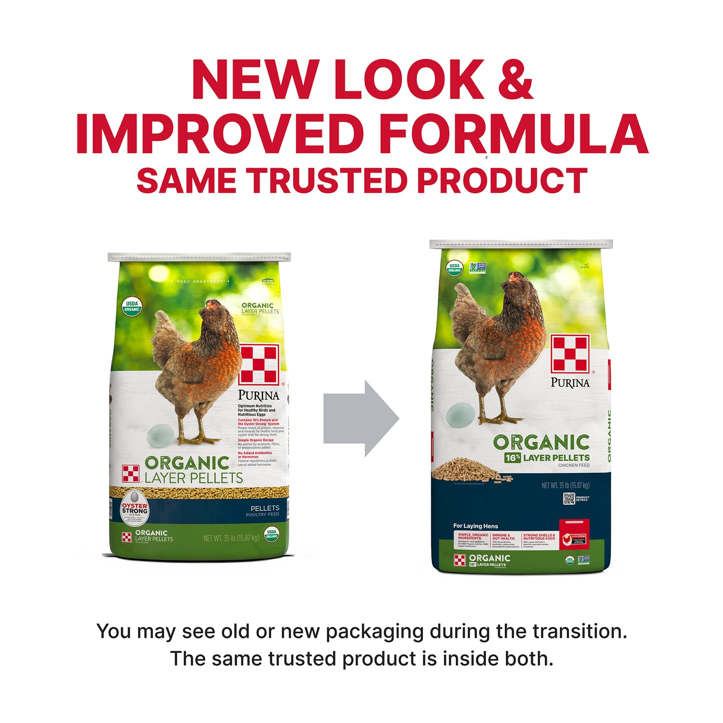 Purina® Organic Layer Pellets Chicken Food
