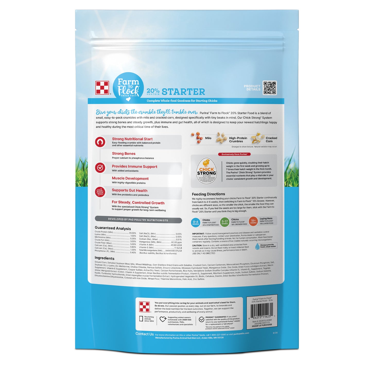 Purina® Farm to Flock® 20% Starter Chick Food