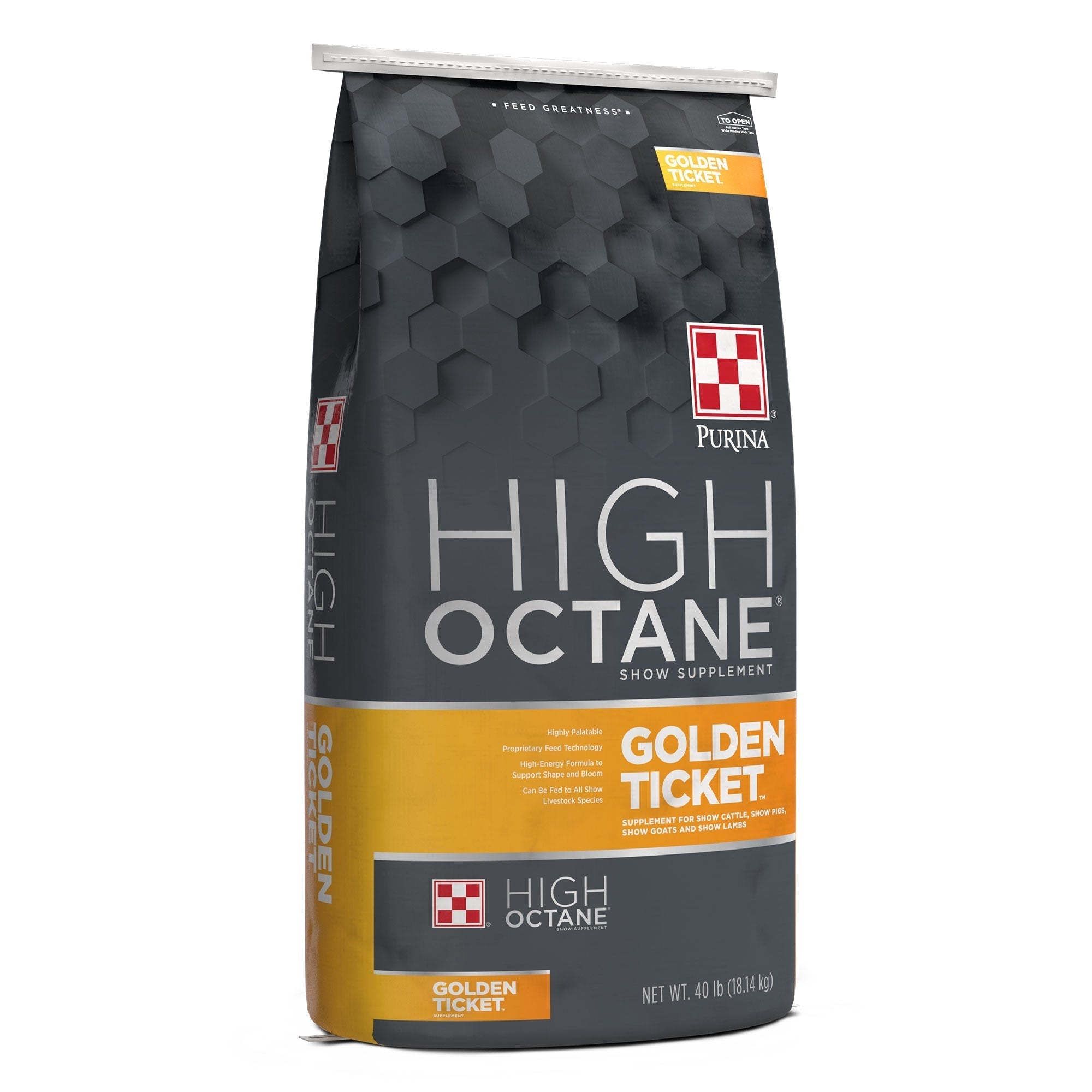 Purina® High Octane® Golden Ticket® Show Supplement