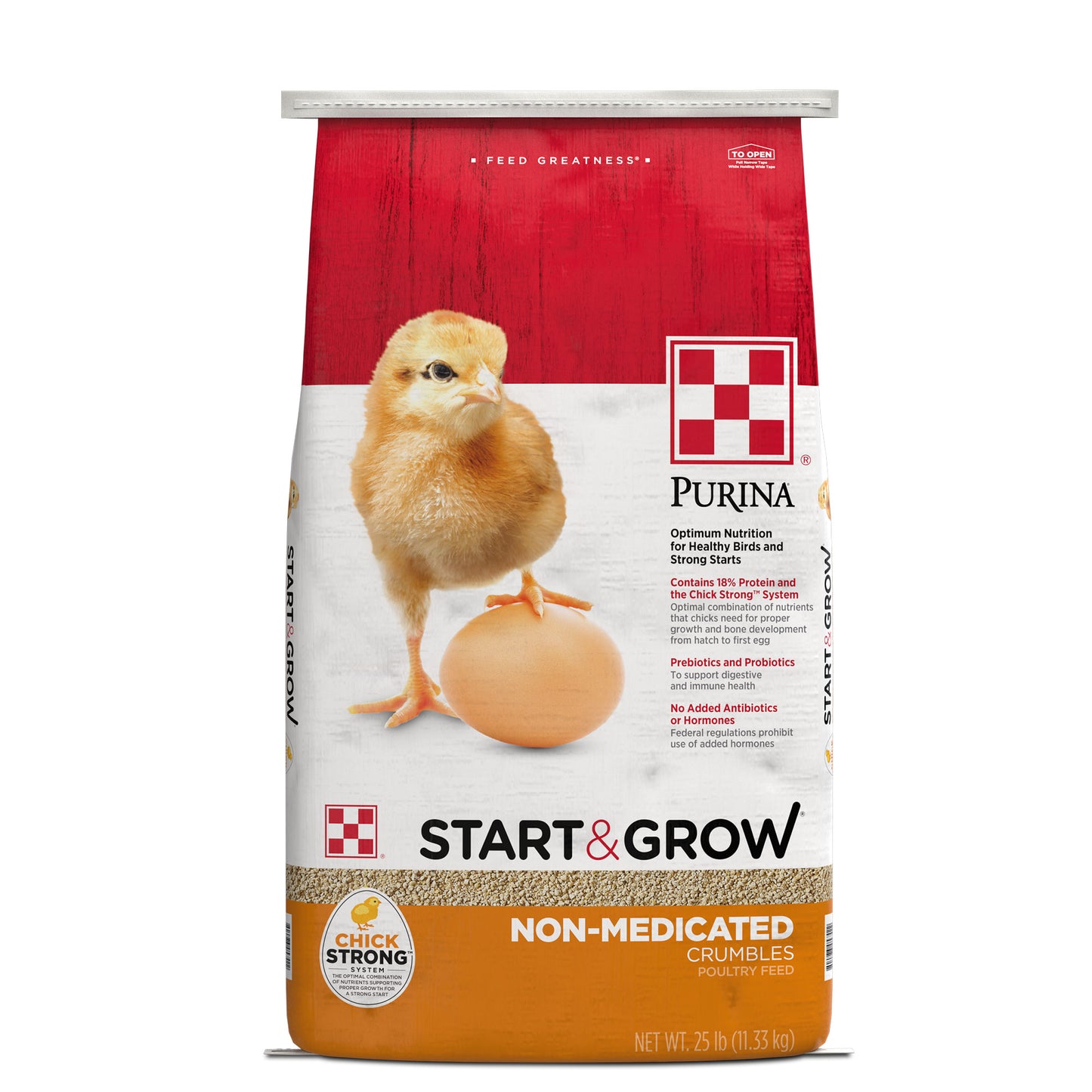 Purina Start & Grow poultry feed 25 Pound bag