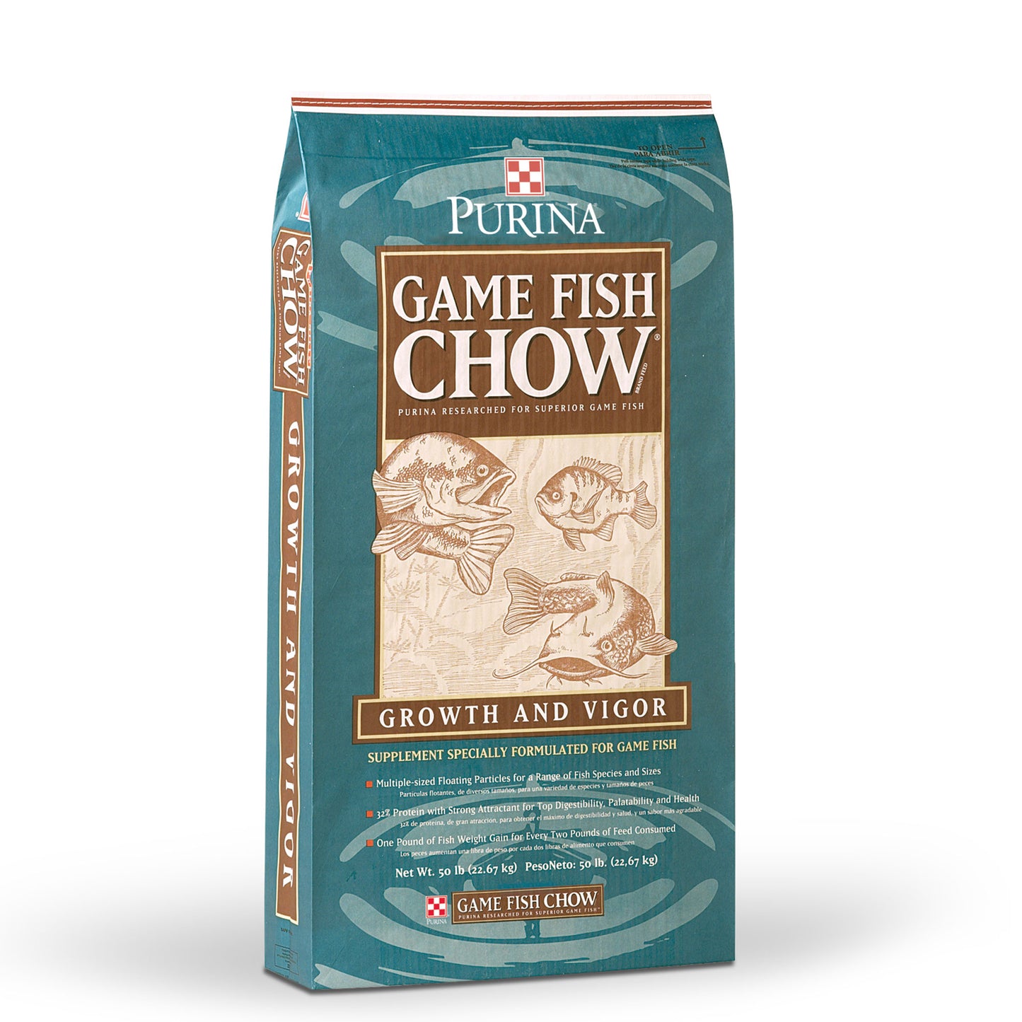 Purina Game Fish Chow 50 Pound Bag