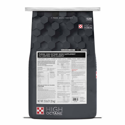 Front of Purina® High Octane® Fly Control Supplement with ClariFly®