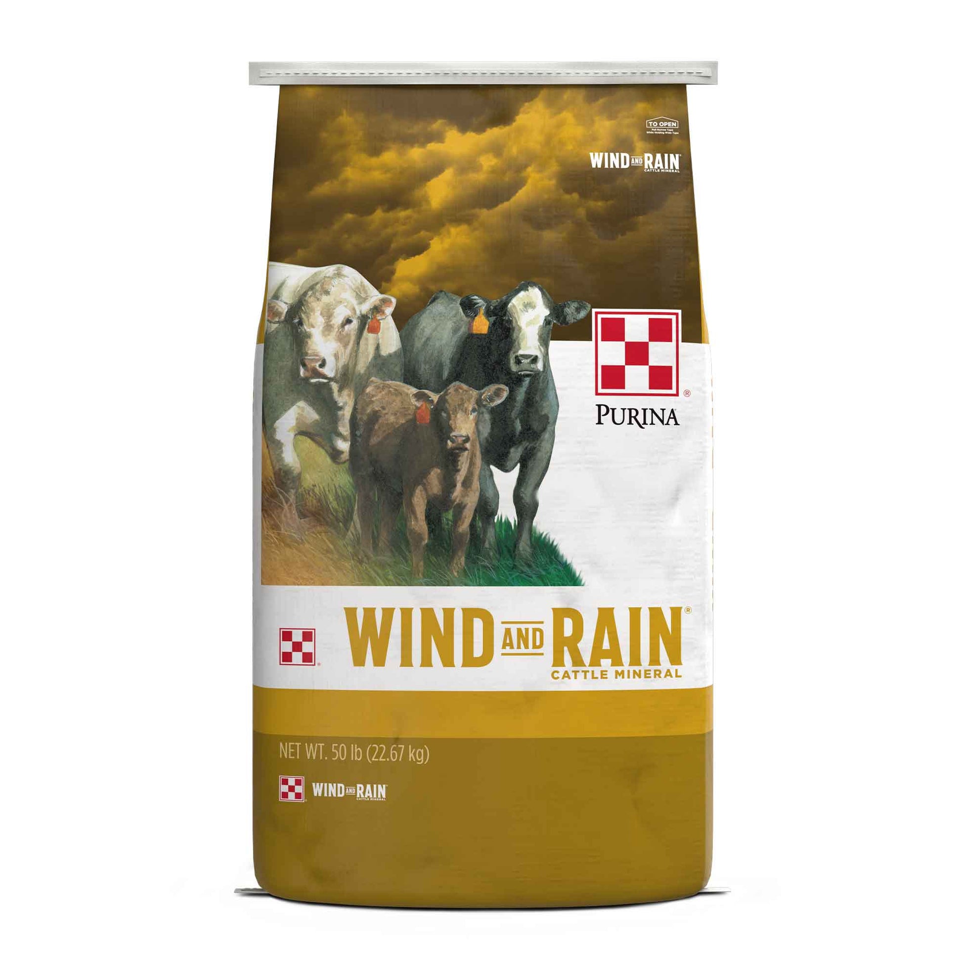 Purina® Wind & Rain® Storm® All Season 7.5 Complete With Altosid Cattle Mineral Front