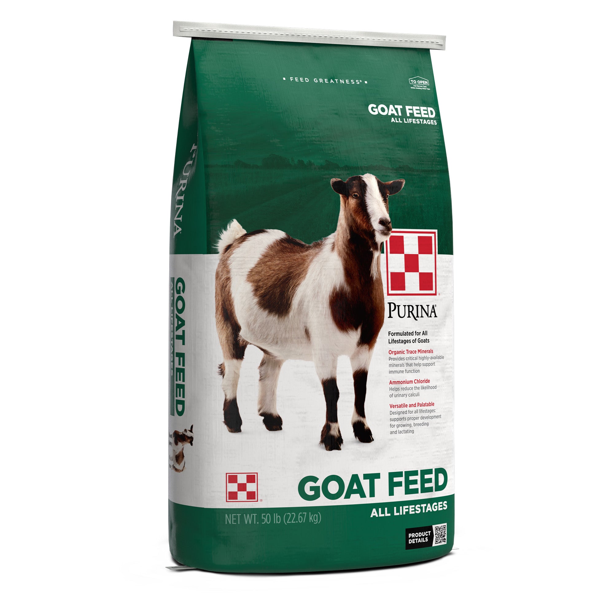 Purina® Goat Chow® Plus Up Goat Feed
