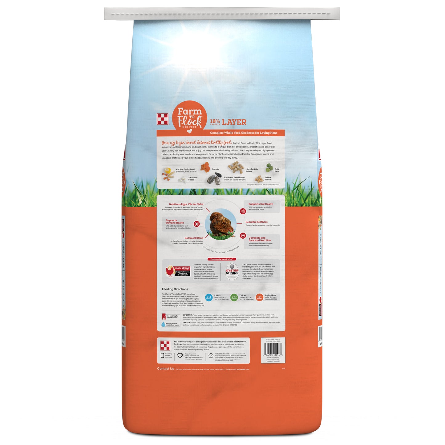 Purina® Farm to Flock™ 18% Layer Hen Food