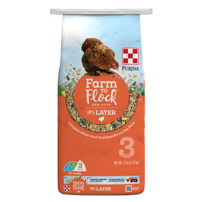 Purina® Farm to Flock™ 18% Layer Hen Food