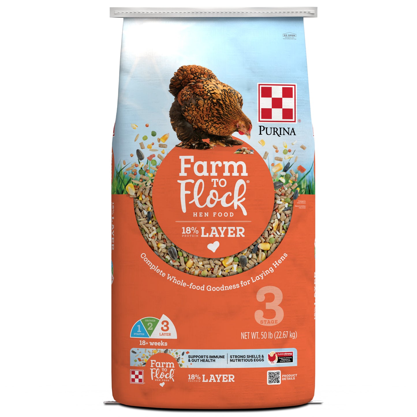Purina® Farm to Flock™ 18% Layer Hen Food