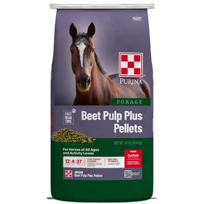 Purina® Forage Beet Pulp Plus Pellets, 40 lb Bag