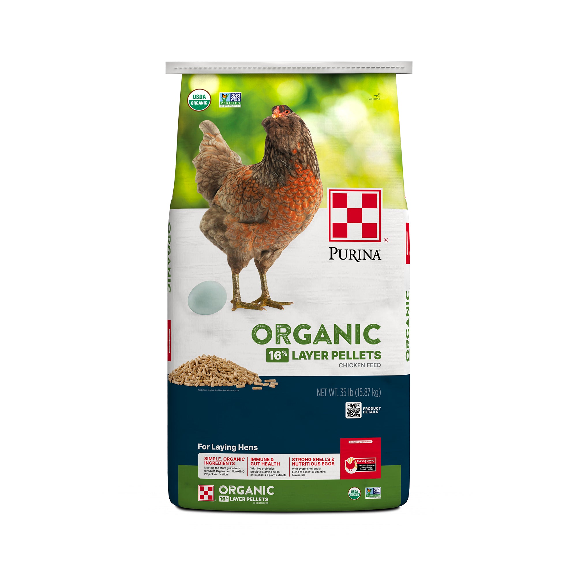 Purina® Organic Layer Pellets Chicken Food