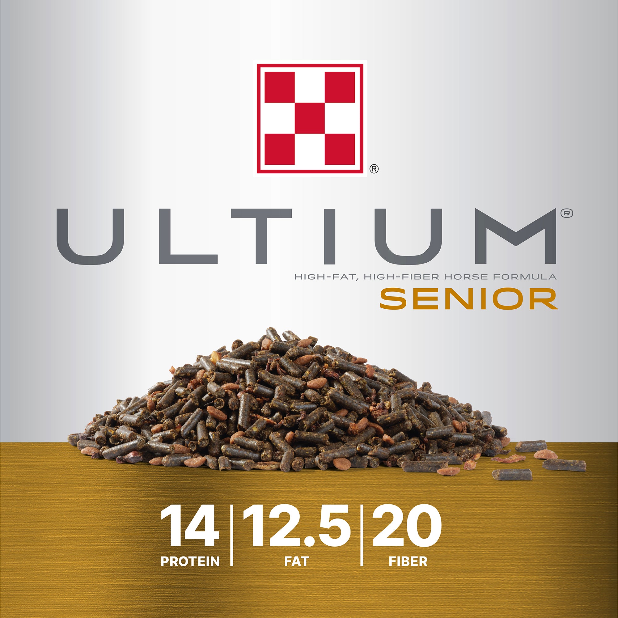 Purina® Ultium® Senior Horse Feed Food For Senior Equine Athletes