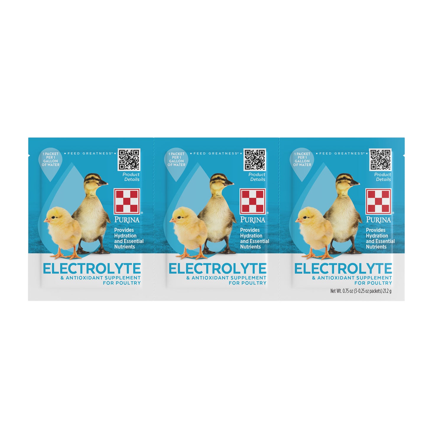 Front of Purina® Electrolyte & Antioxidant Supplement