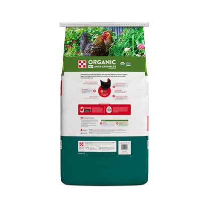 Purina® Organic Layer Crumbles Chicken Feed