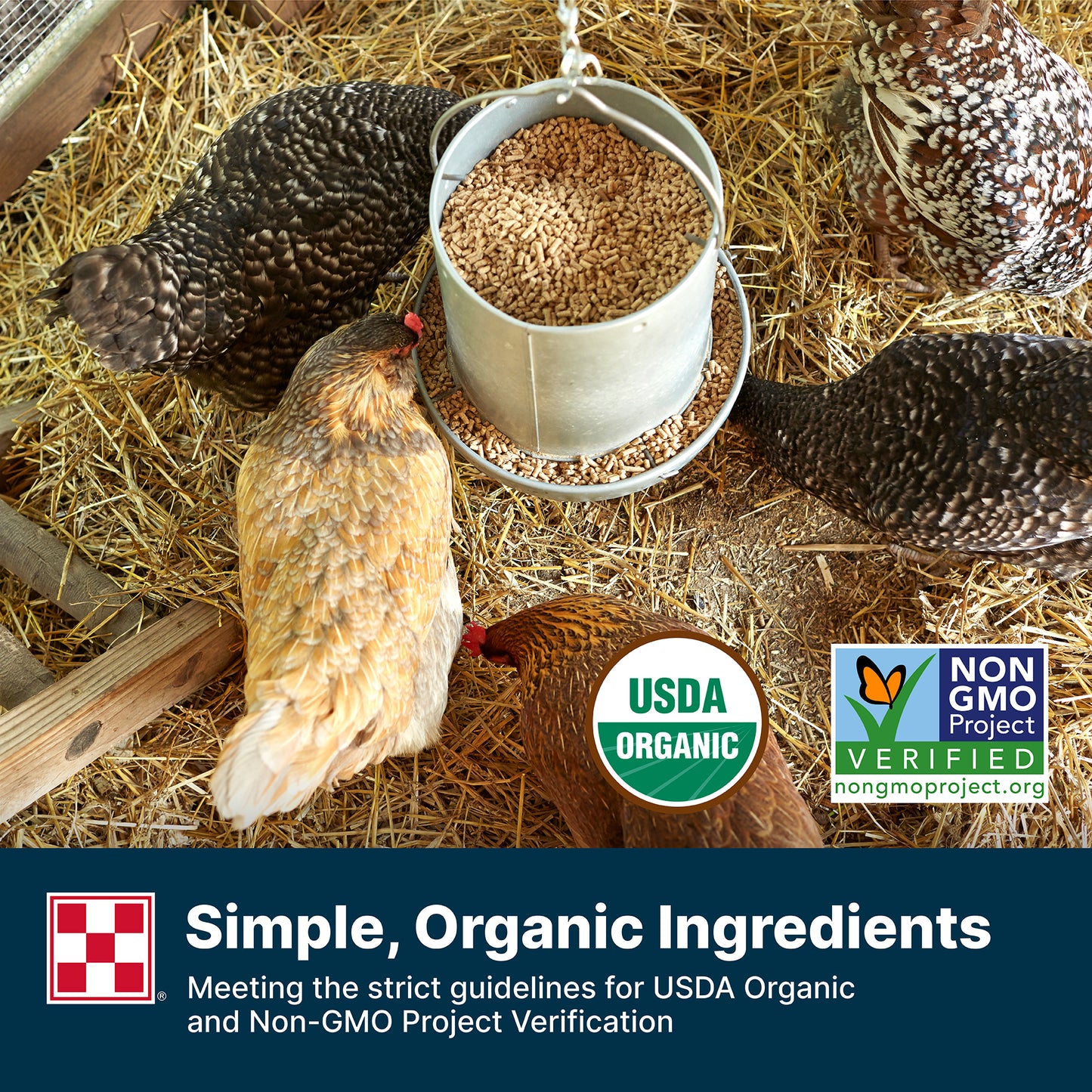 Purina® Organic Layer Pellets Chicken Food