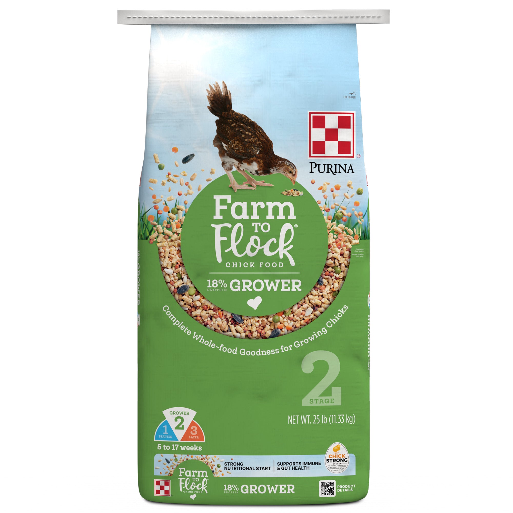 Purina® Farm to Flock™ 18% Grower Chick Food