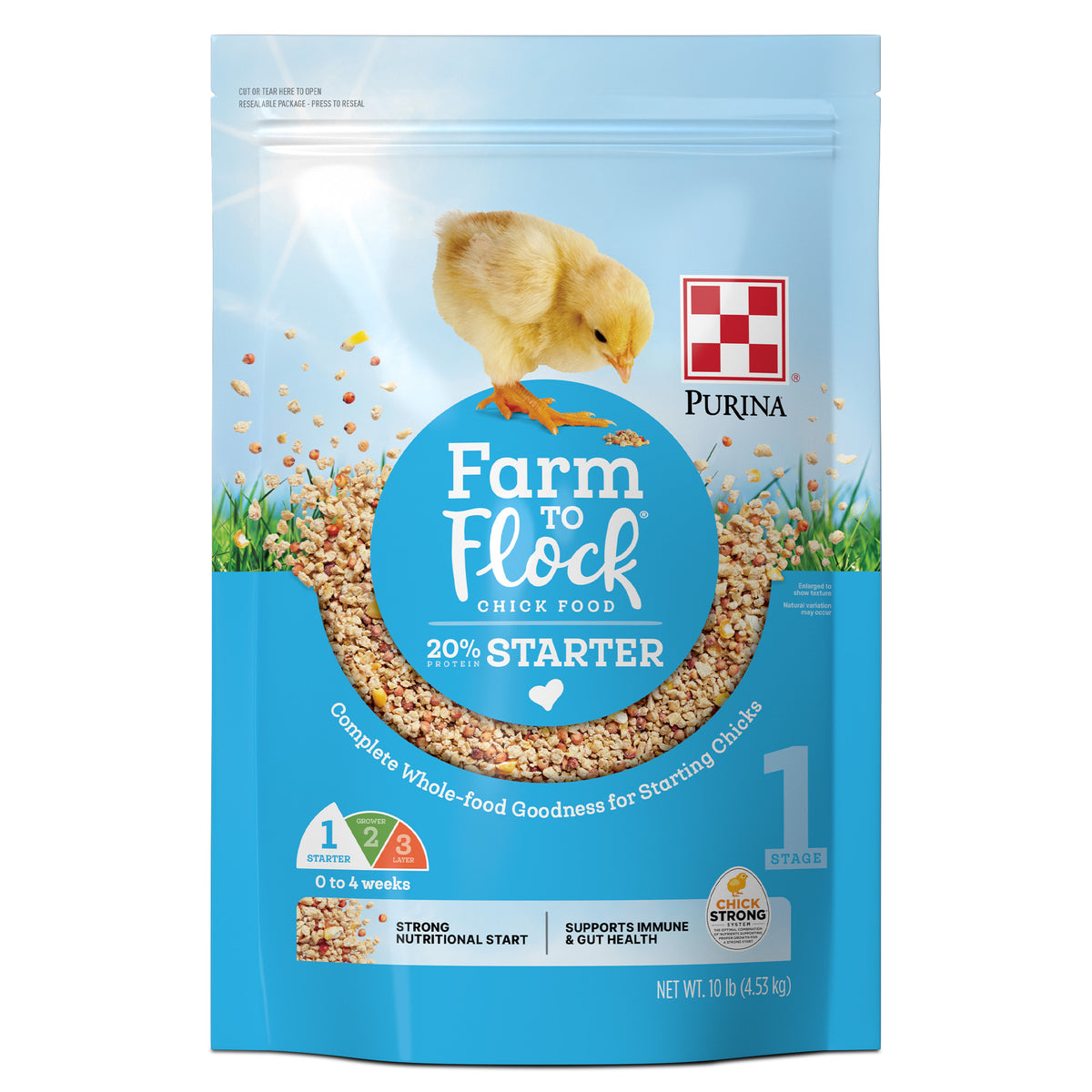 Illustration of Chick Starter Feed For Prebiotics