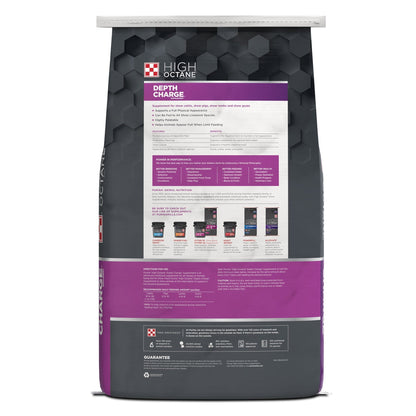 Back of Purina® High Octane® Depth Charge® Show Supplement