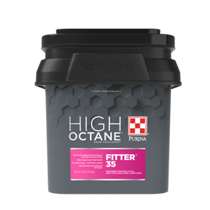 Front of Purina High Octane Fitter 35 Show Supplement