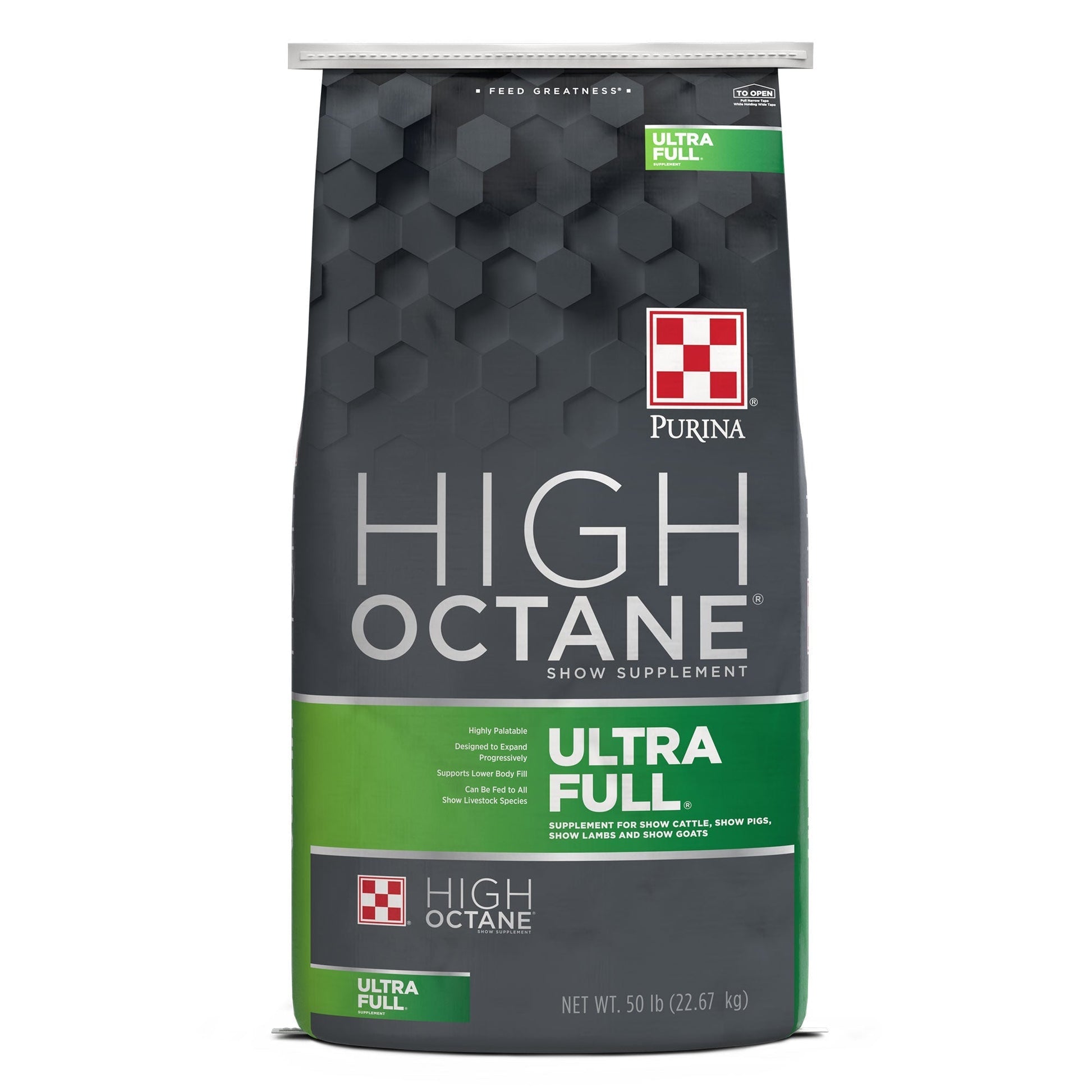Front of Purina High Octane Ultra Full Show Supplement