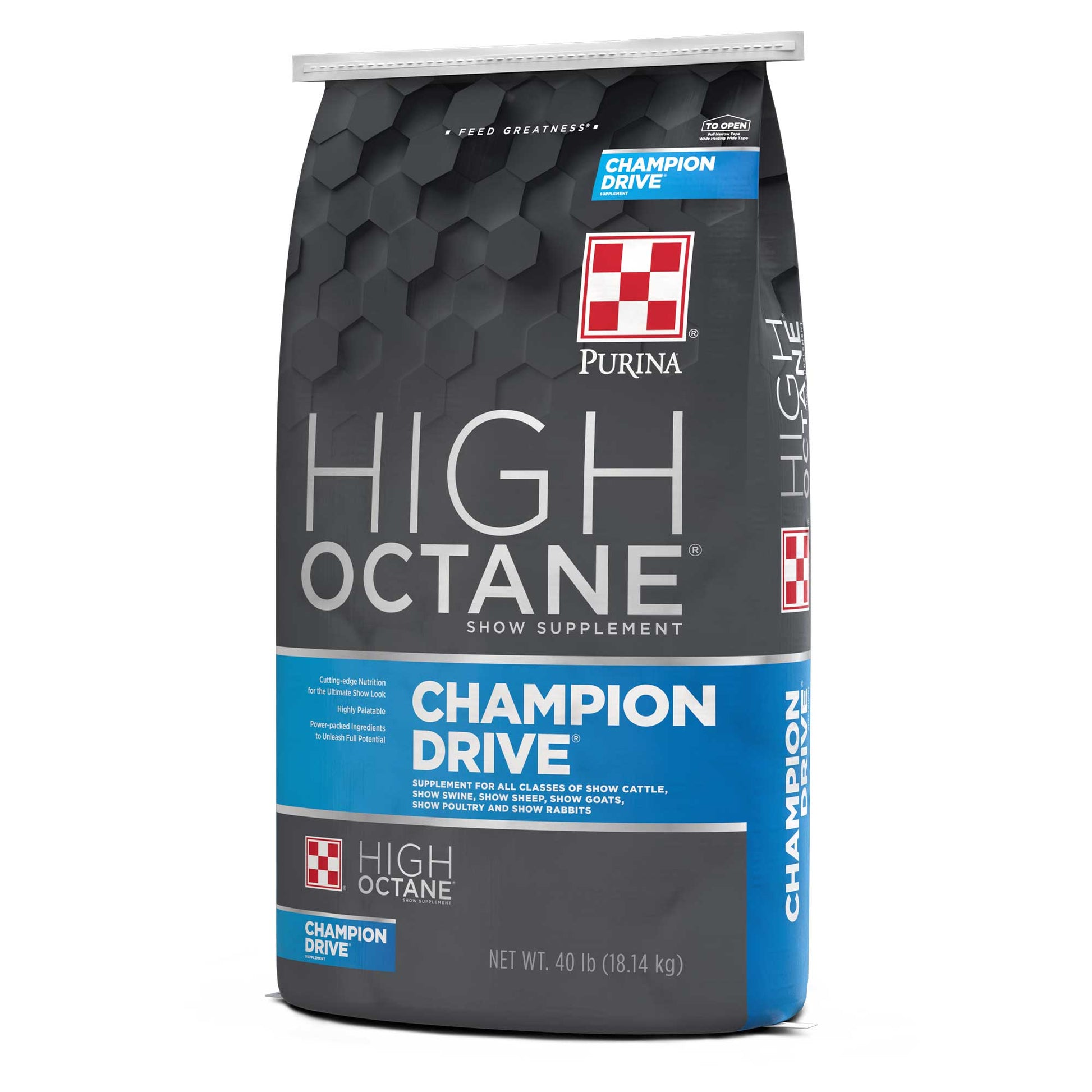 Right Angle of Champion Drive 40 pound Bag