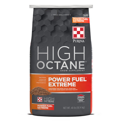 Front of Purina HighOctane Power Fuel Extreme 40 Pound Bag