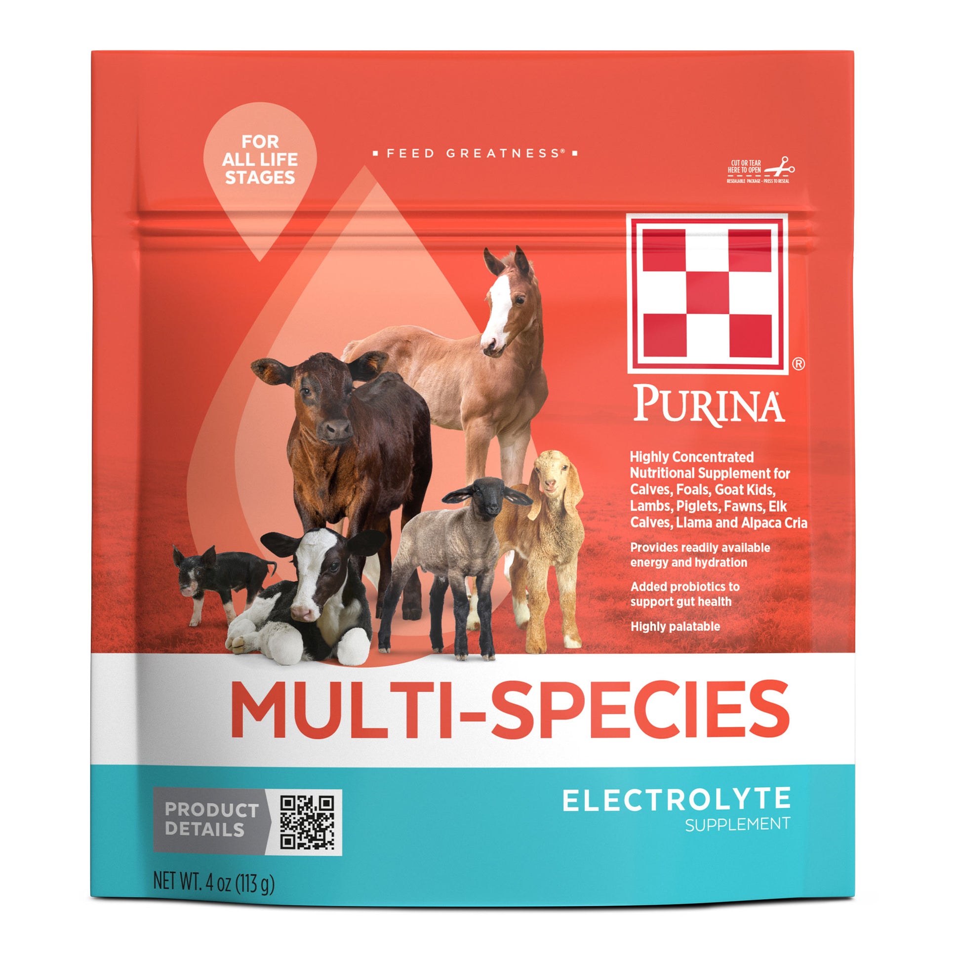 Front of Purina® Multi-Species Electrolyte Supplement