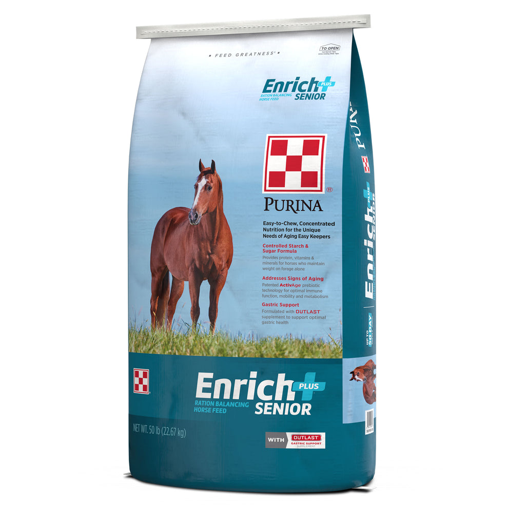 Purina® Enrich Plus® Senior Ration Balancing Horse Feed | Shop Now ...