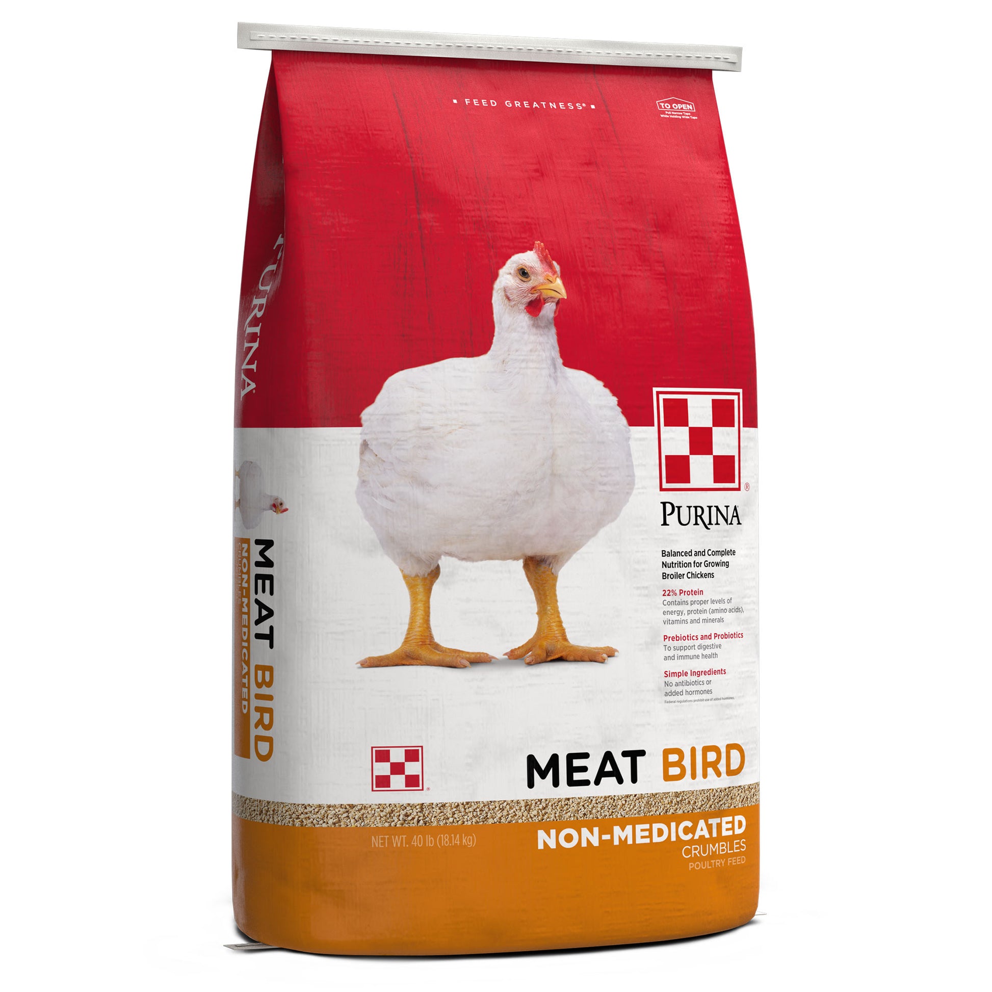 left angle of Purina Flock Block 25 Pounds