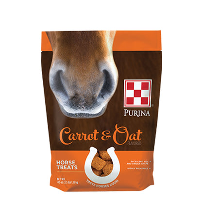 Purina Carrot and Oat-Flavored Horse Treats 2.5 Pound Pouch