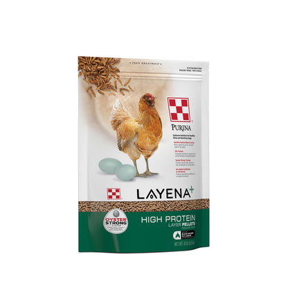 Front of Purina Layena High Protein 10 Pound Pouch