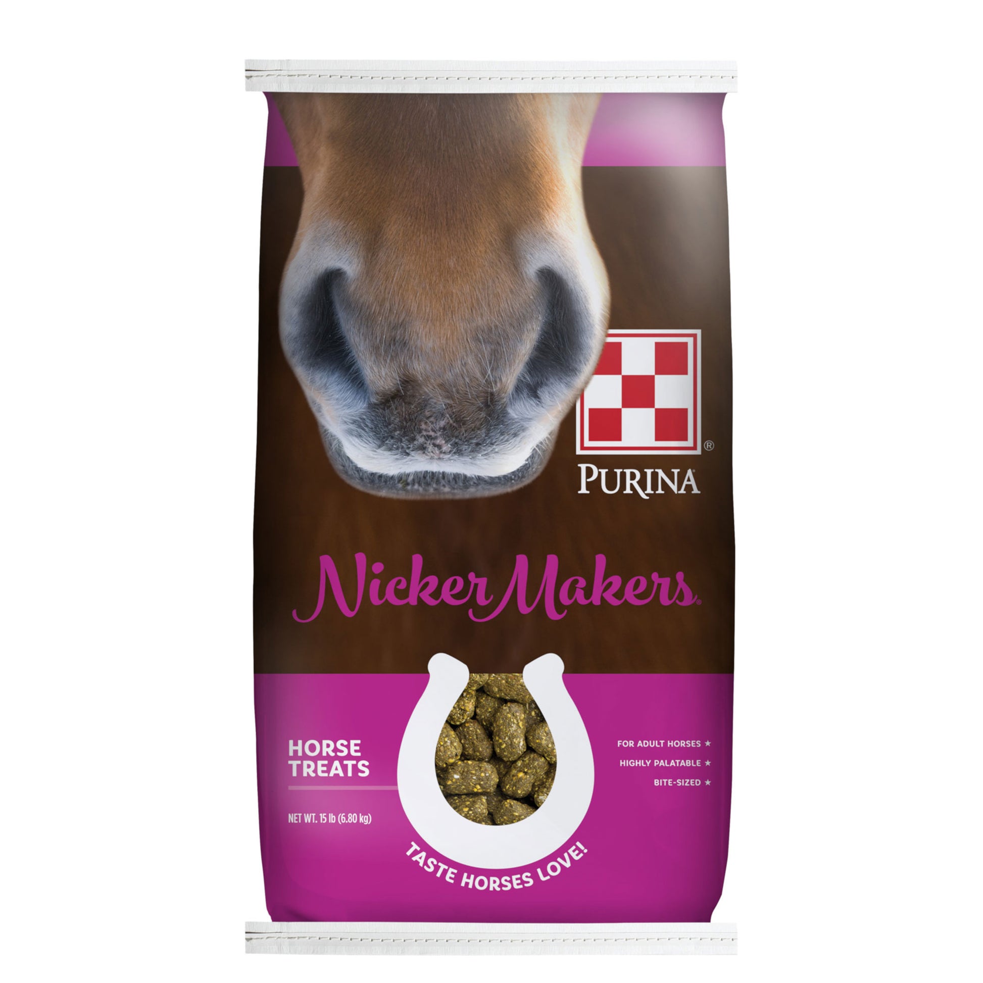 Purina Nicker Maker Horse Treats 15 Pound Pouch