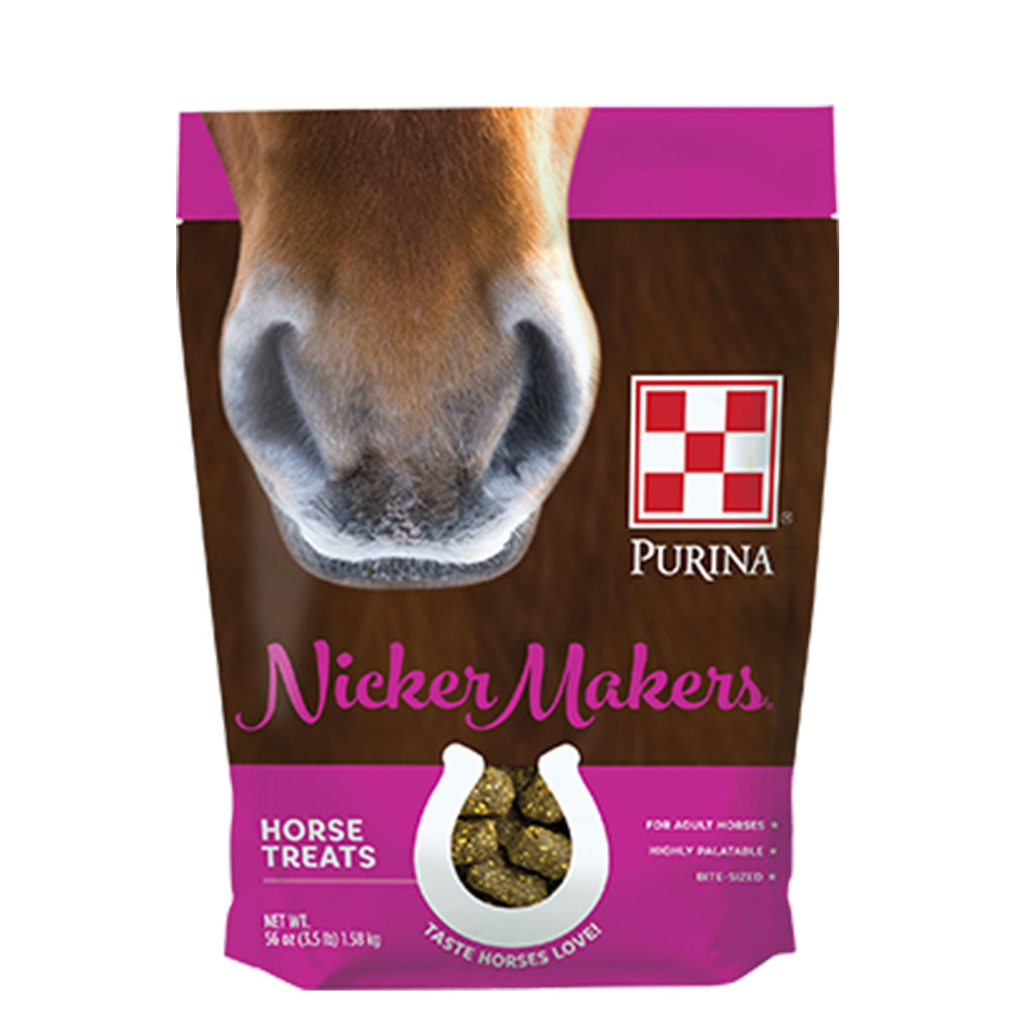 Purina Nicker Maker Horse Treats 3.5 Pound Pouch