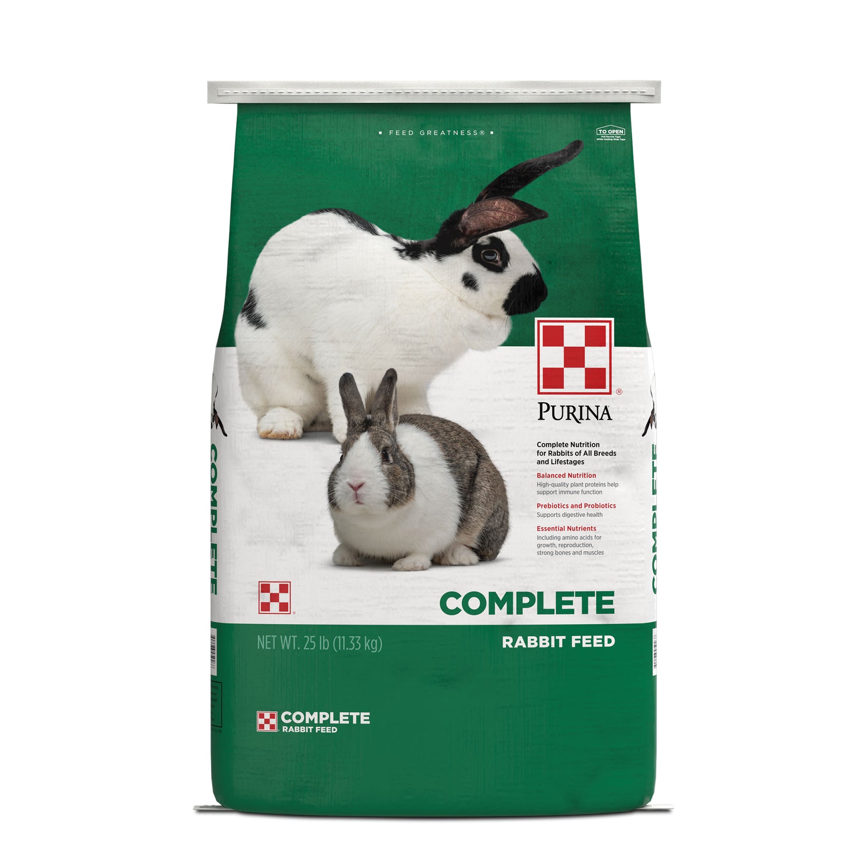 Purina® Rabbit Feed Corn-Free Pellets | For All Life Stages – Purina ...