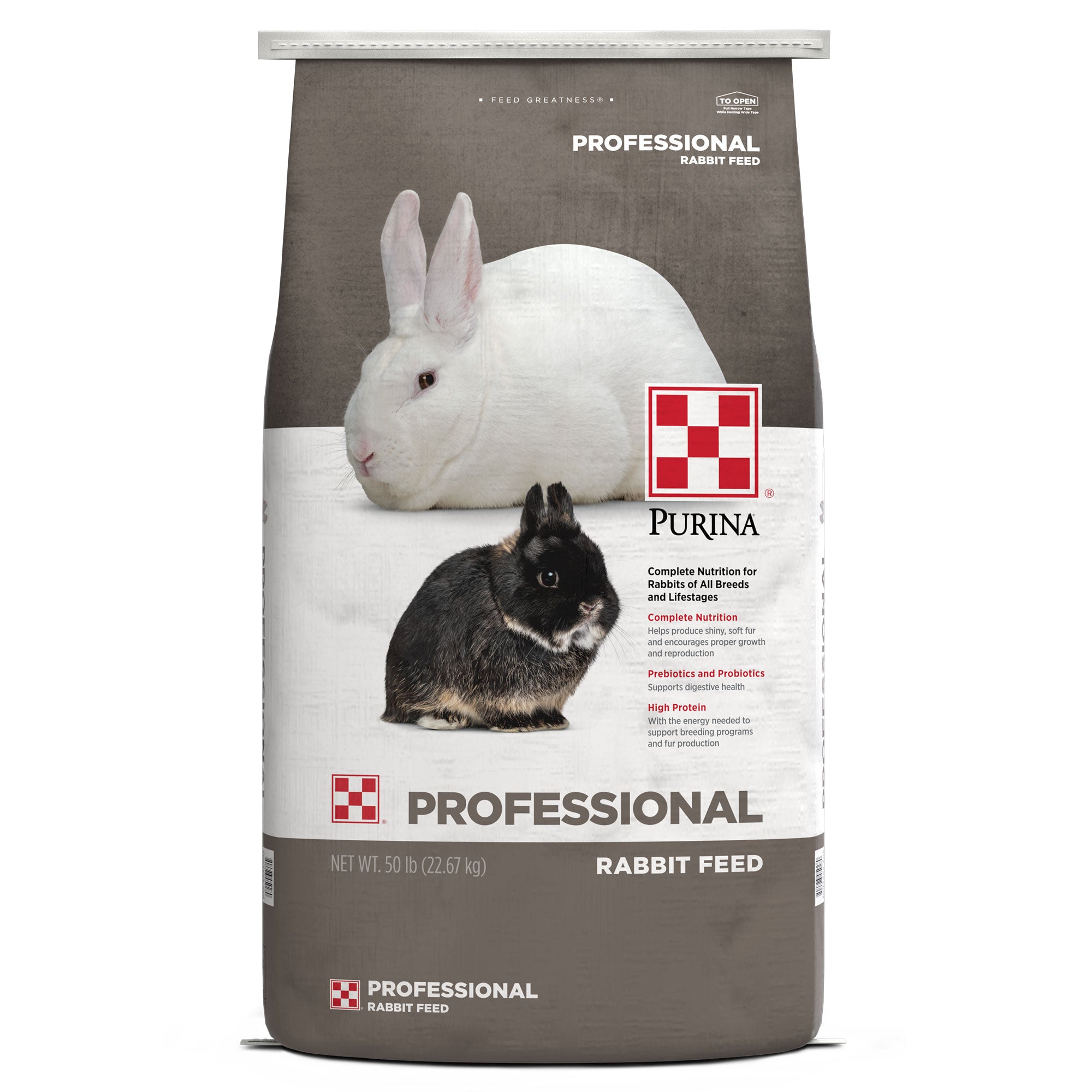 Purina® Professional Rabbit Feed Pellets | 50 Pound Bag – Purina Animal ...