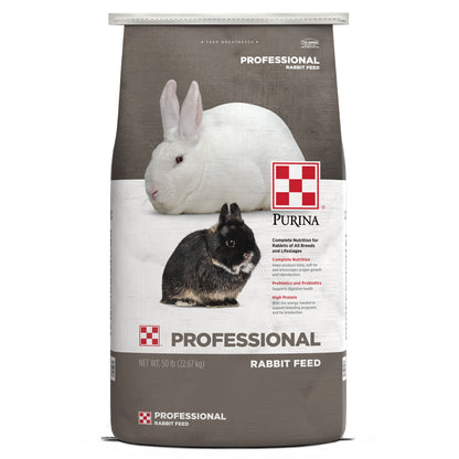 Front of the Purina Rabbit Complete Feed 50 Pound Bag