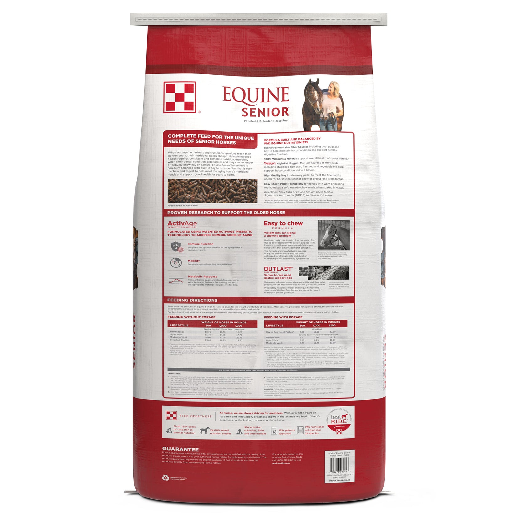 Purina® Senior Horse Feed Veterinarian For Senior Horses