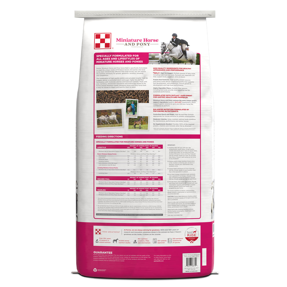 Pulp Ponies Purina® Miniature Horse and Pony Feed with Added Beet Pulp – Purina ...