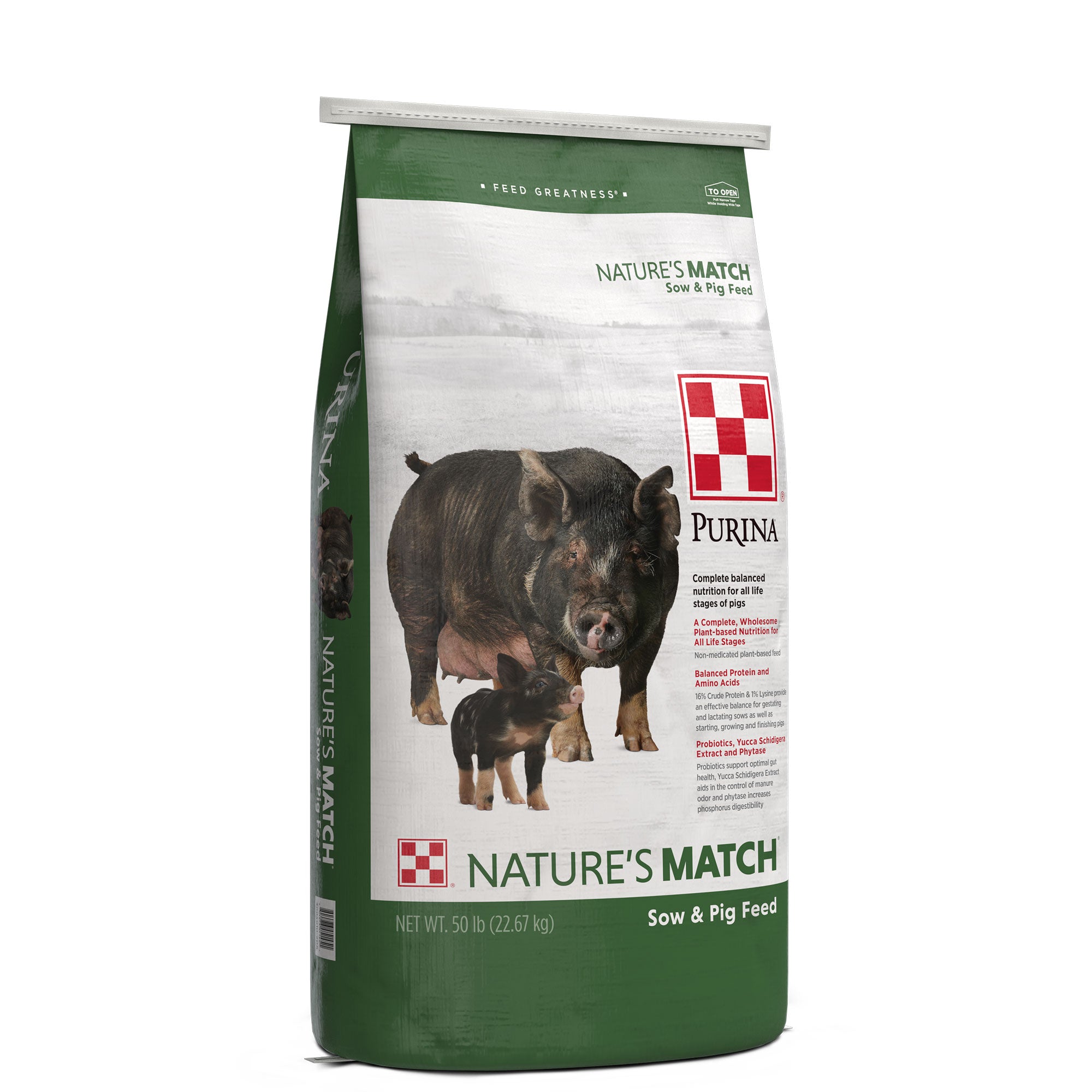 Nature’s Match® Sow & Pig Complete Feed
