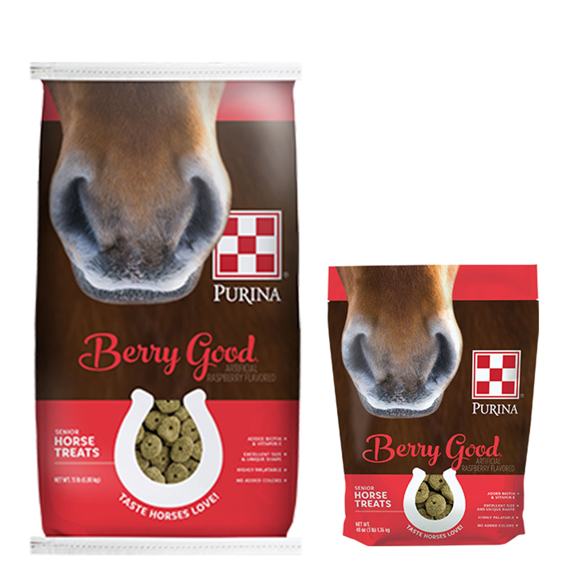 Purina Berry Good Horse treats 15 Pound & 3 Pound together
