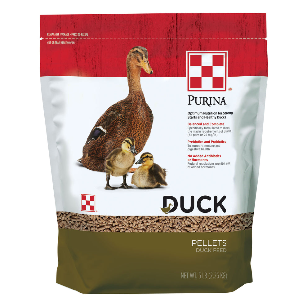 Purina® Duck Feed Pellets with Niacin Baby Duck Feed Purina Animal