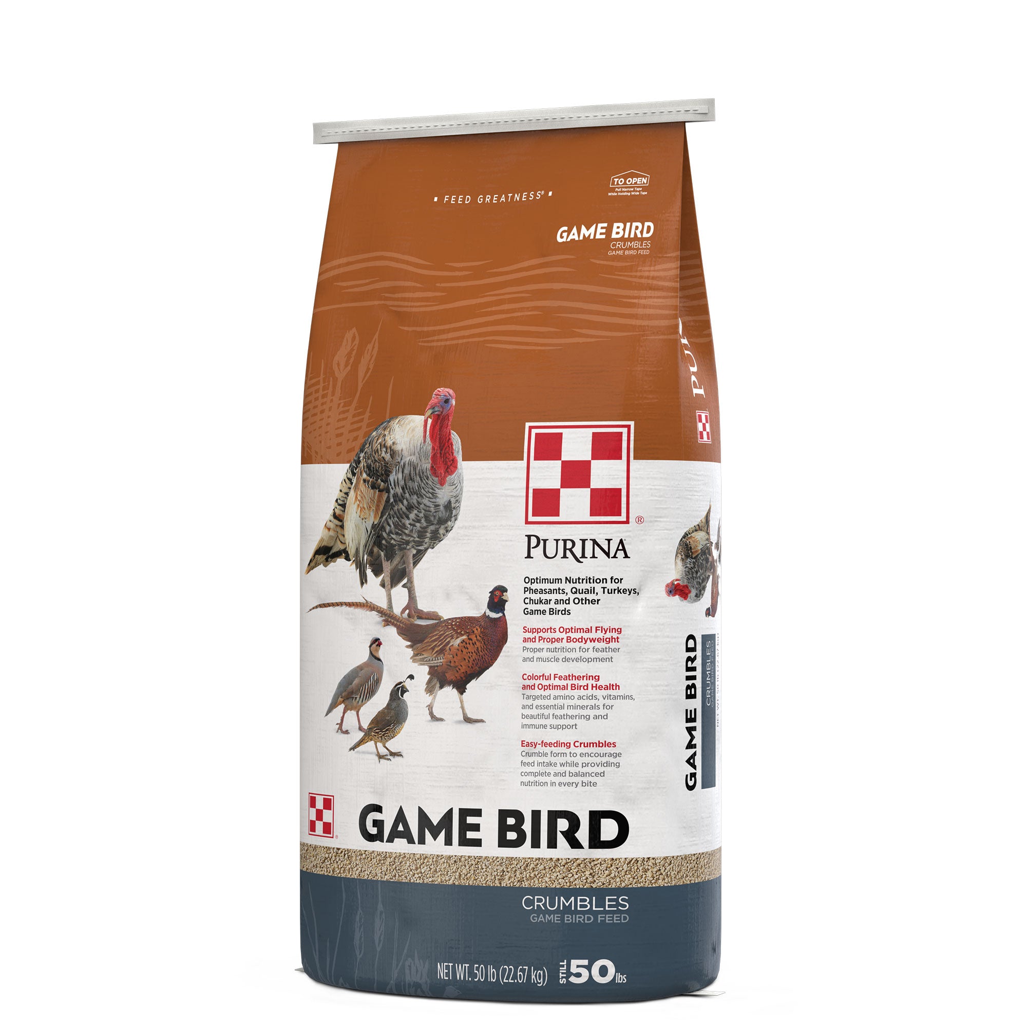 Purina® Game Bird Flight Conditioner Feed Feed for Pheasants Purina