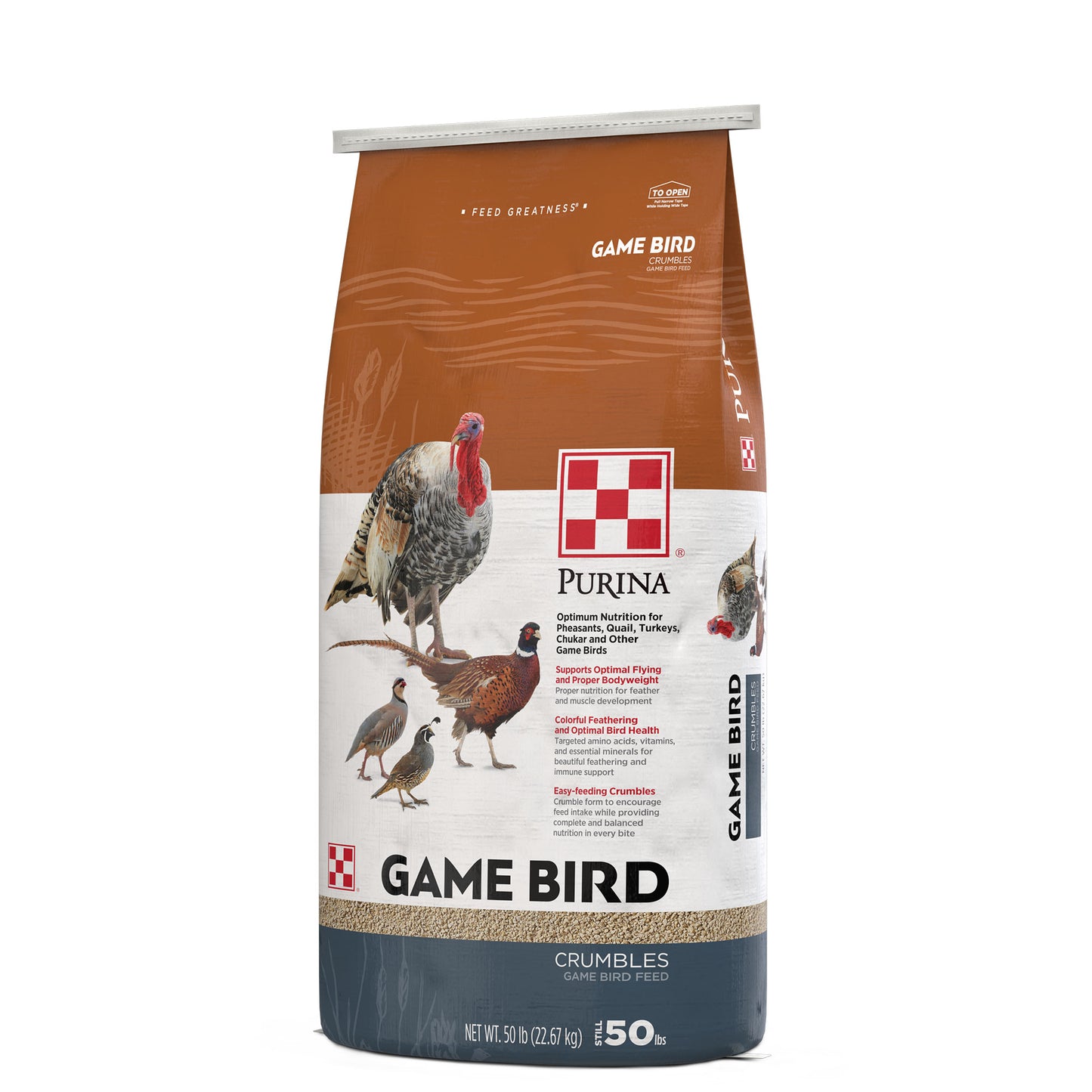 Game Bird 50 Pound Bag Right Tilt