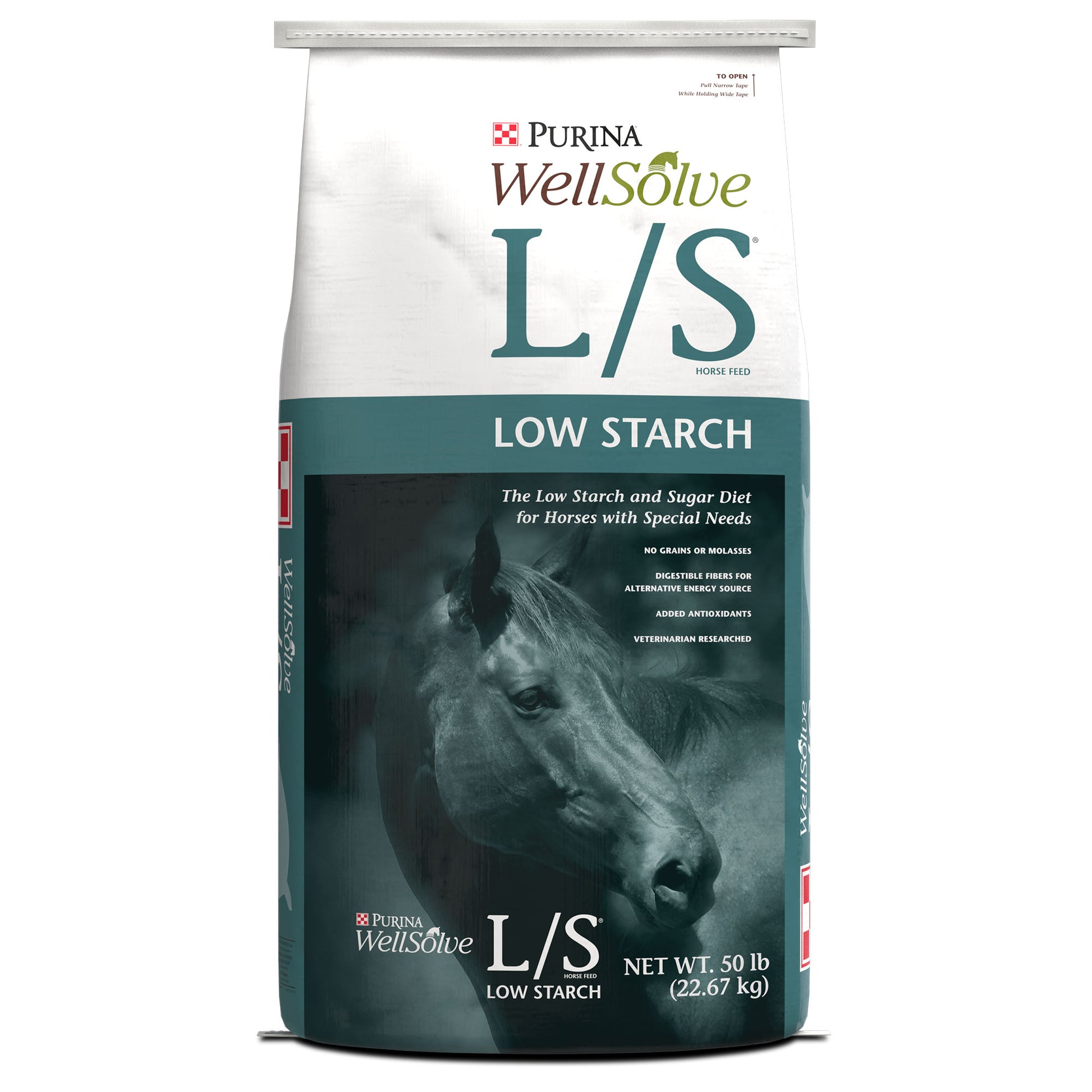 Front of Purina Wellsolve W/C 40 Pound Bag
