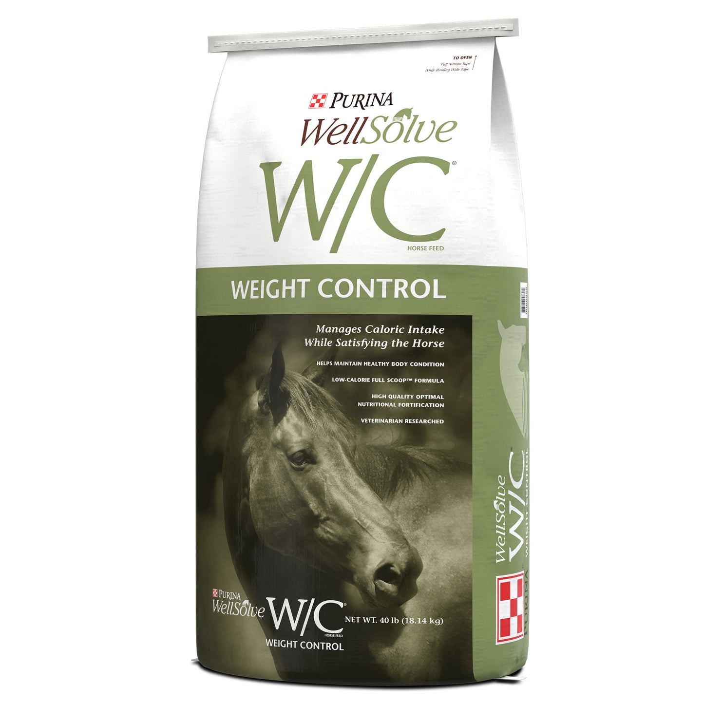 Right angle of Purina Wellsolve W/C 50 Pound Bag