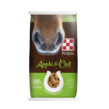 Purina Apple & Oat Horse Treat 15 Pound Bag